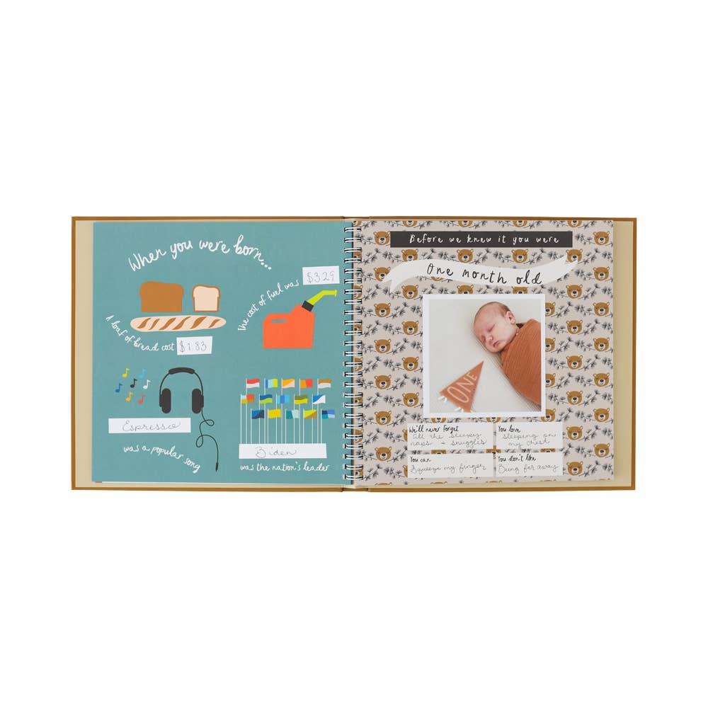FIRST YEAR BABY BOOK || LITTLE CAMPER