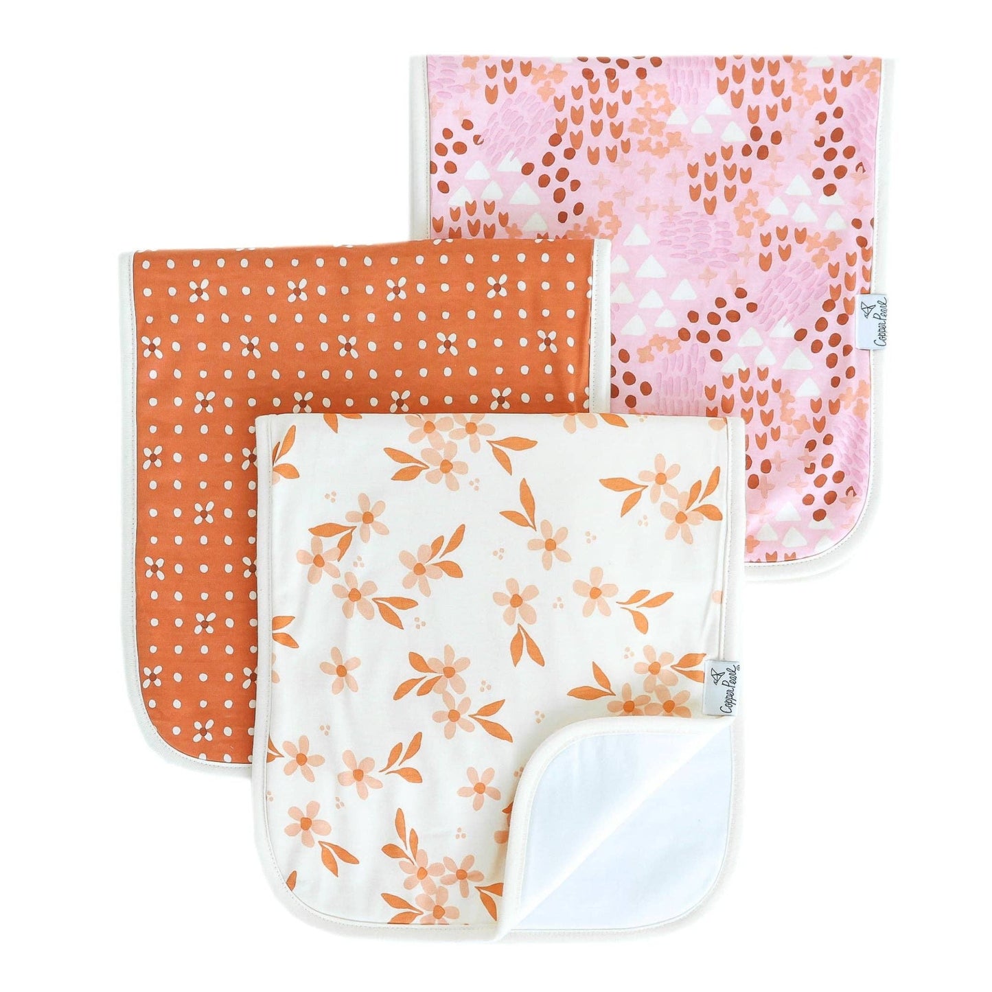 3 PACK PREMIUM BURP CLOTHS || RUE