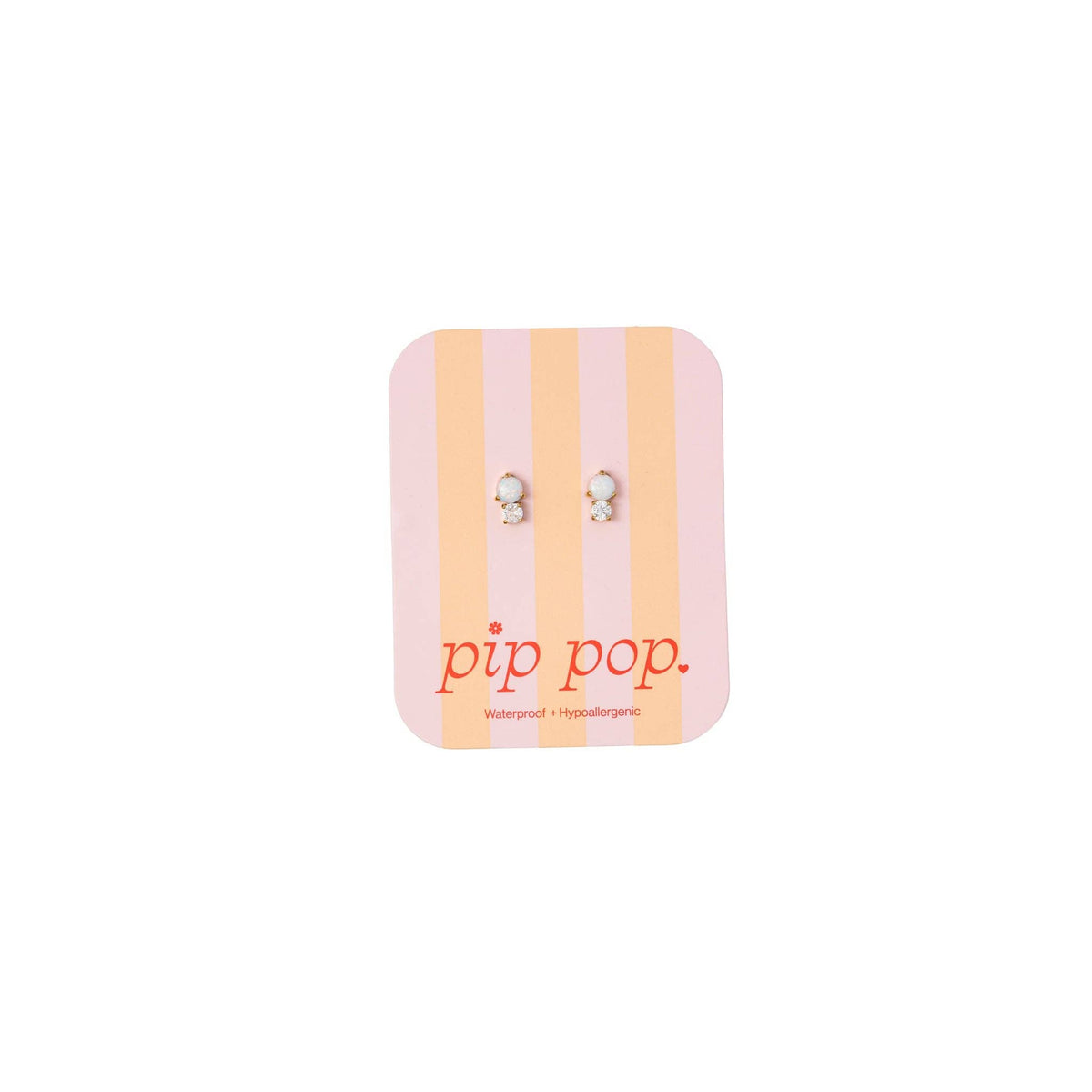 OPAL DUAL STUD EARRINGS