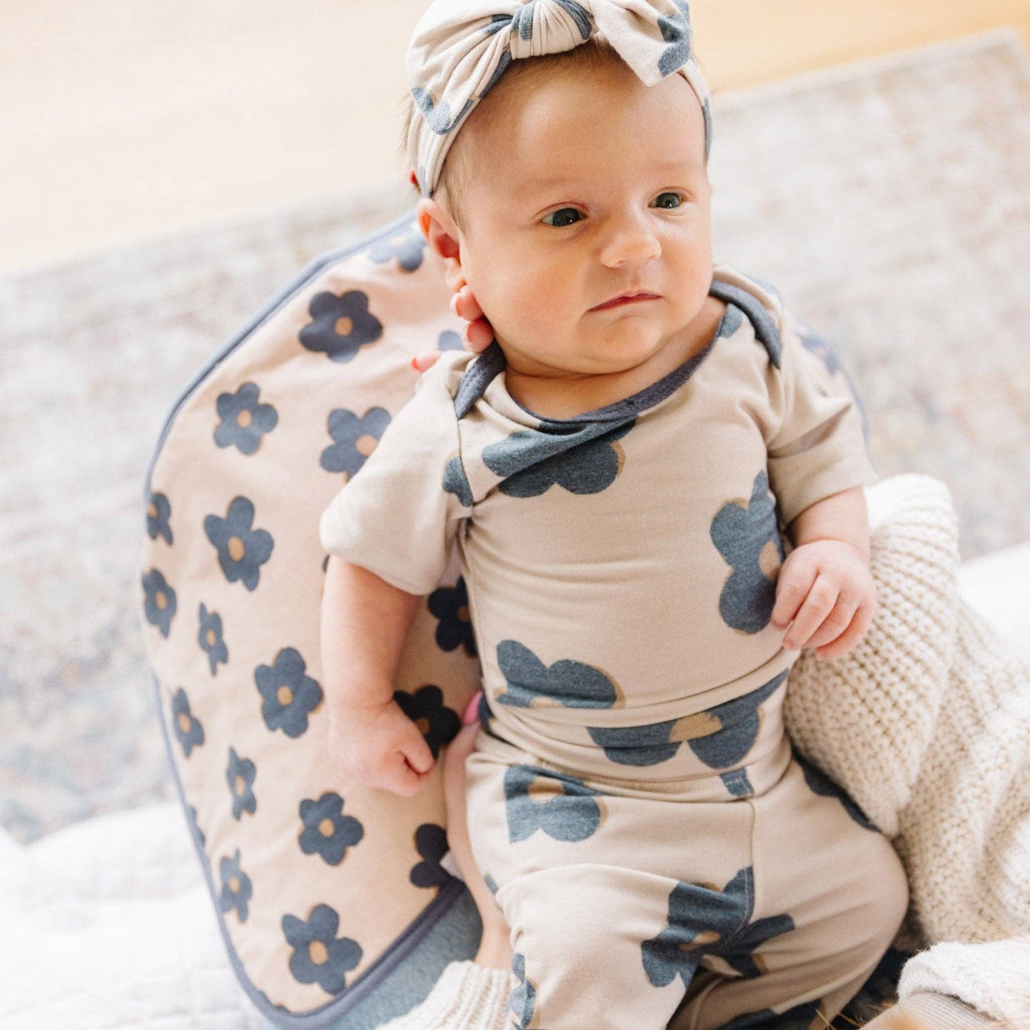 3 PACK PREMIUM BURP CLOTHS || GEMMA IN TAN