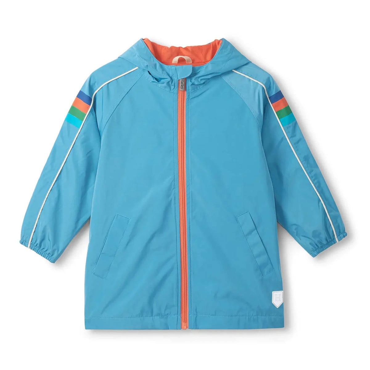 NIAGARA BLUE JERSEY LINED RAIN JACKET