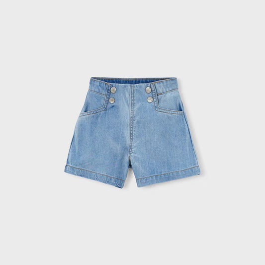 GIRL DENIM SHORT || BERMUDA