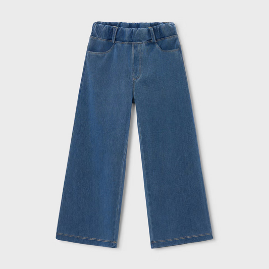 LONG KNIT DENIM PANT