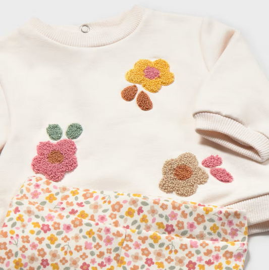 BABY FLOWER SWEATSHIRT || OAT