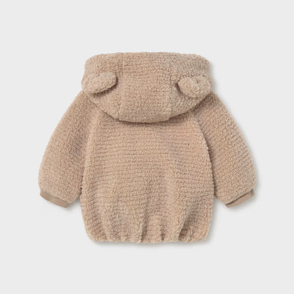 BABY FAUX FUR SWEATSHIRT WITH EARS