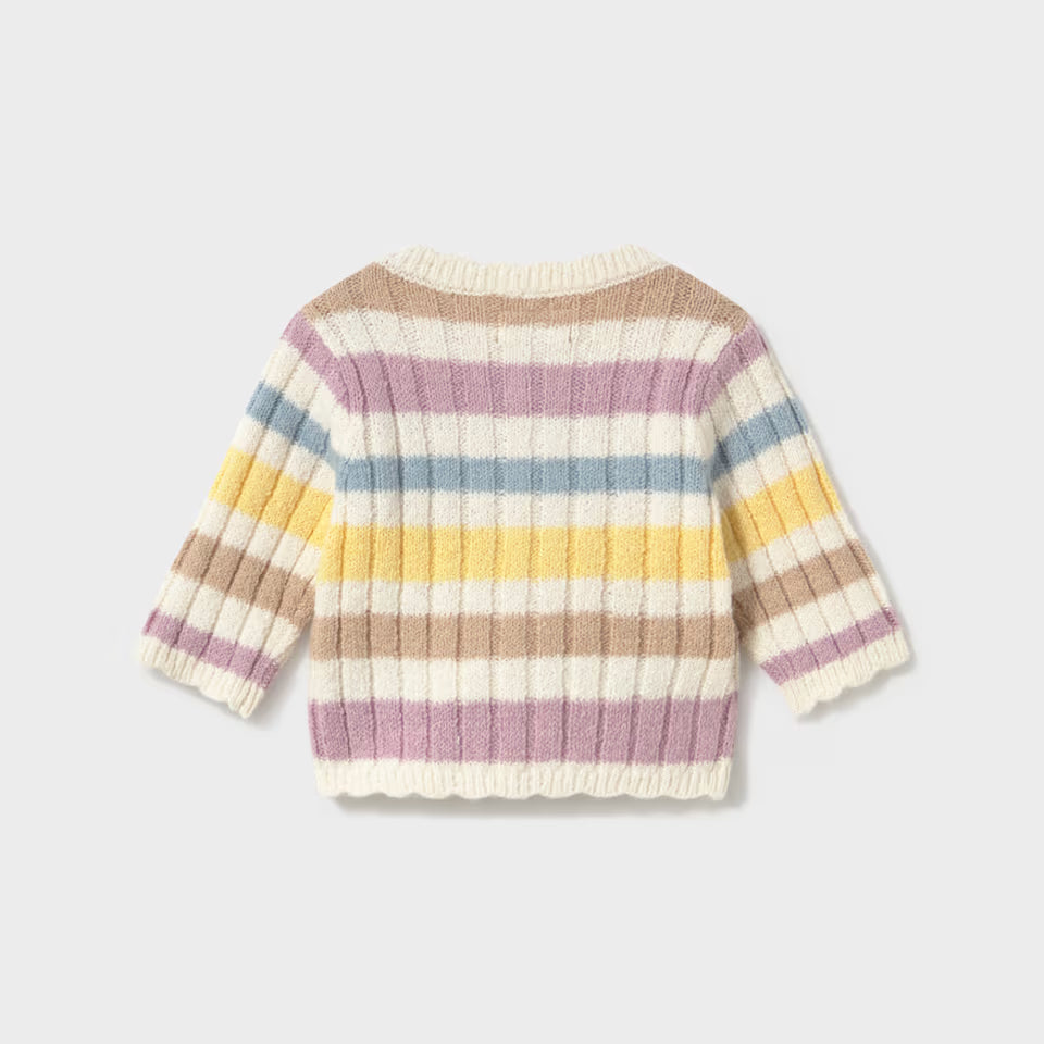 STRIPE KNIT CARDIGAN