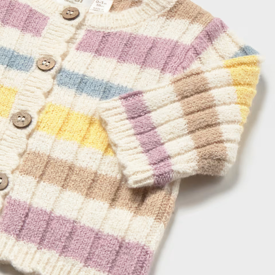 STRIPE KNIT CARDIGAN
