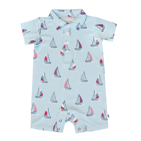 POLO ROMPER || OUT TO SEA